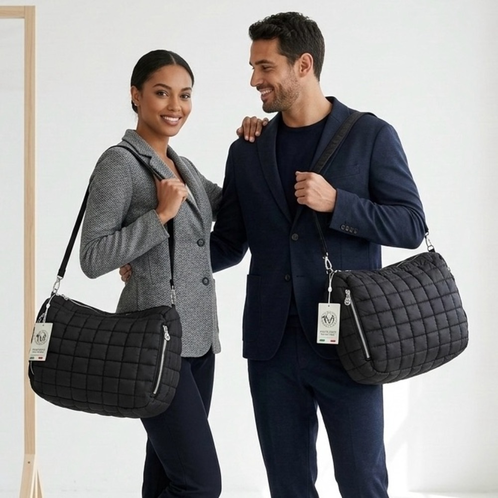 Unisex Quilted Puffer Bag
